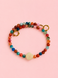 Wildcard: natural dragon agate & resin nugget