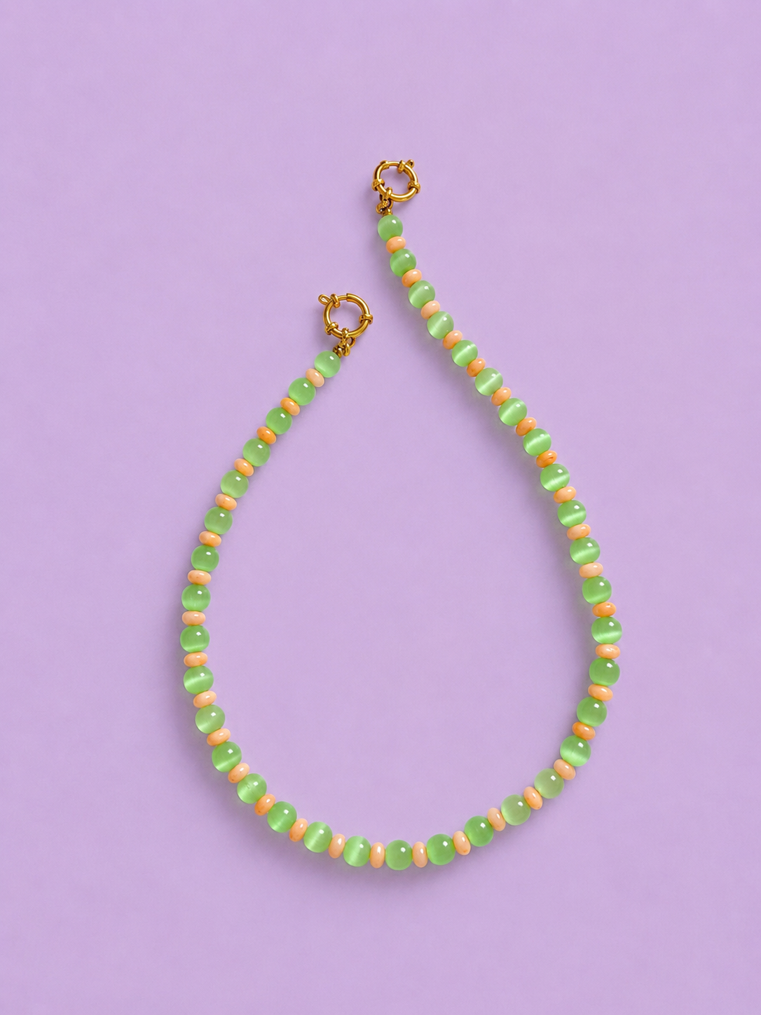Soft launch: natural cat eye & fresh shell beads
